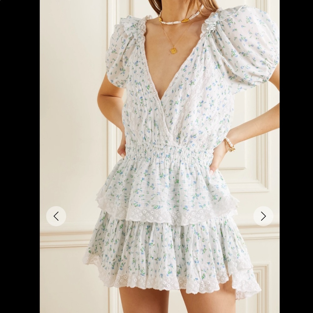 LoveShackFancy Carlo Mini Dress